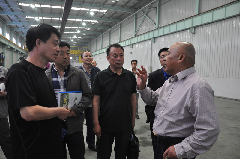 九台区委 史书记 视察嘉鹏集团jp—6000机组制造基地
